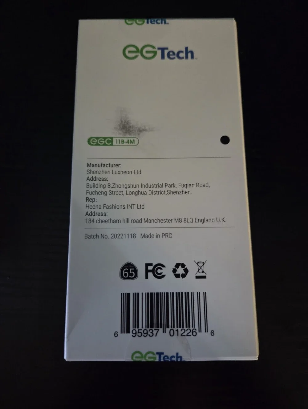 EGTech 12ft Black Braided Micro USB Charging Cable